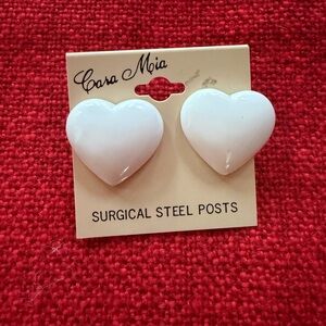 Vintage Earrings Valentine’s Day Heart shape